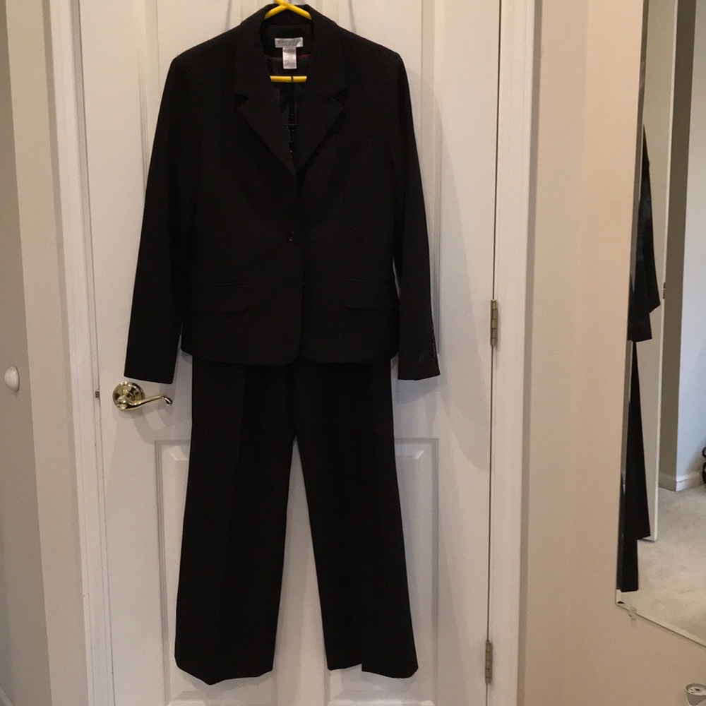 Black Striped Worthington Pant suit